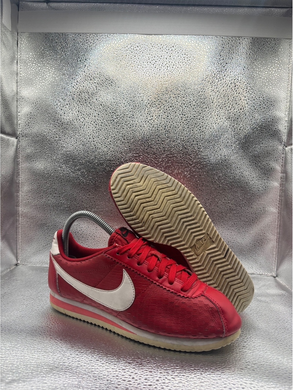 Nike Cortez og red gym